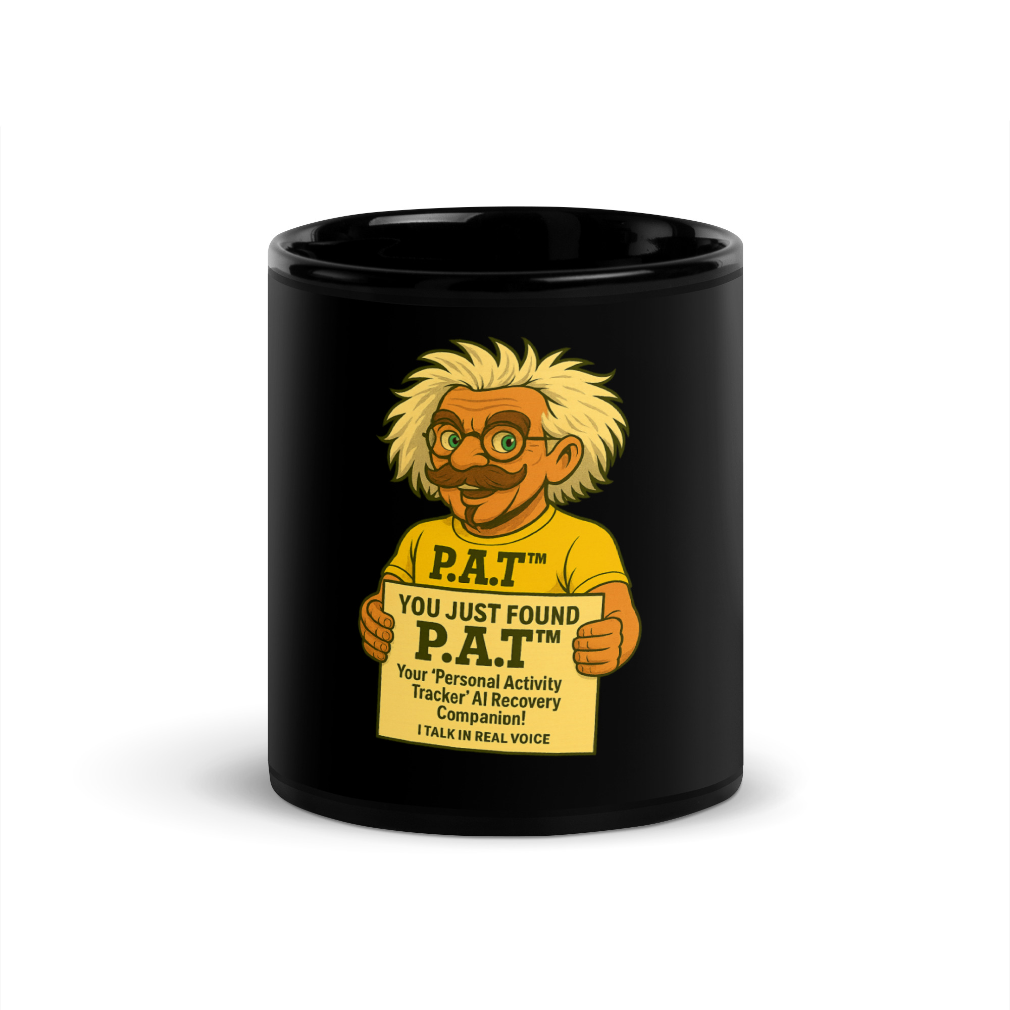 Black Glossy Mug – Image 2